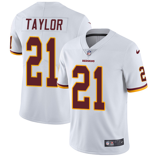 Nike Redskins #21 Sean Taylor White Men's Stitched NFL Vapor Untouchable Limited Jersey